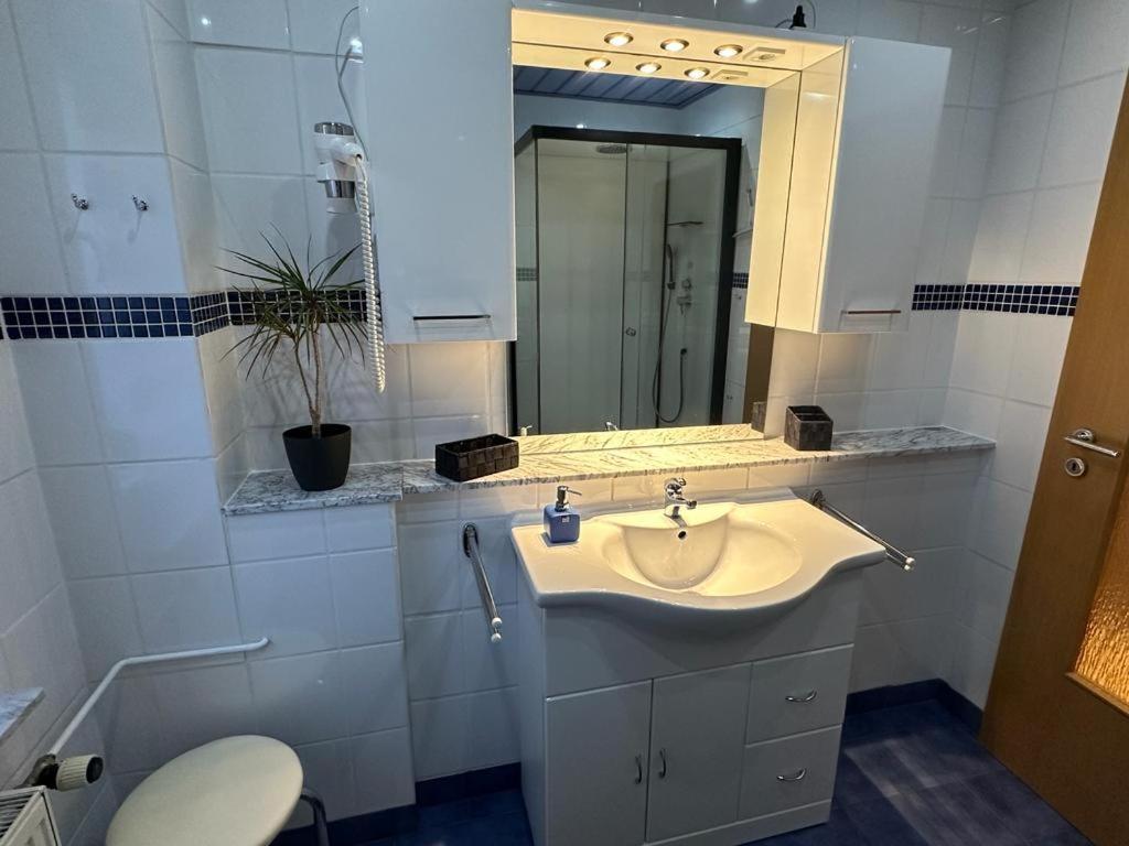 Christels Ferienwohnung 2 In Thale Mit Ueberdachter Terrasse, Kueche Mit Tv & Geschirrspueler Buitenkant foto