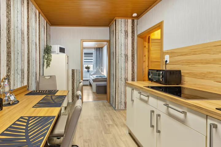 Christels Ferienwohnung 2 In Thale Mit Ueberdachter Terrasse, Kueche Mit Tv & Geschirrspueler Buitenkant foto